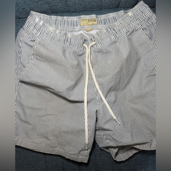 J. Crew Blue Athletic Shorts - Picture 1 of 8